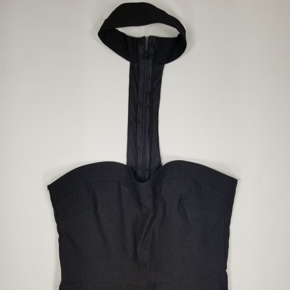 Fashion Nova Neck Deep Bodycon Jumpsuit Black M - Picture 5 of 7